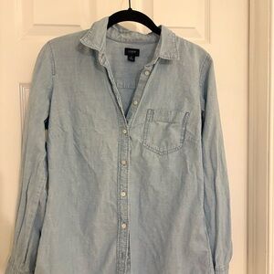 J. Crew Factory Women's chambray button down